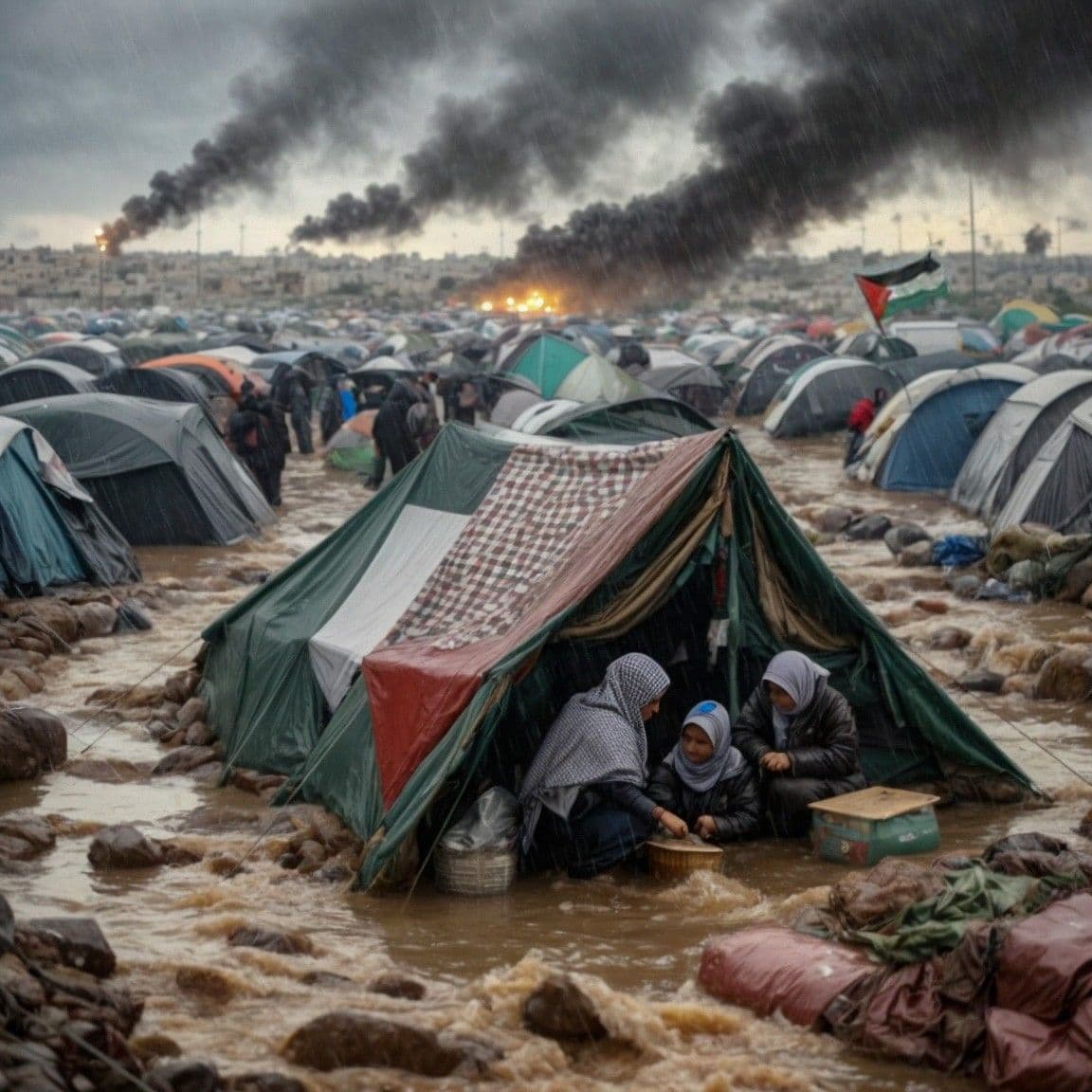 تحت ليال ظلماء في حزن ملحاء